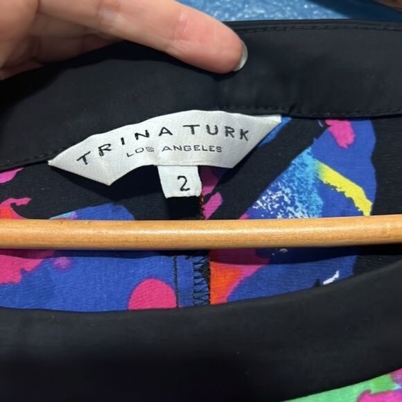 Silk Trina Turk Dress - Picture 2 of 6